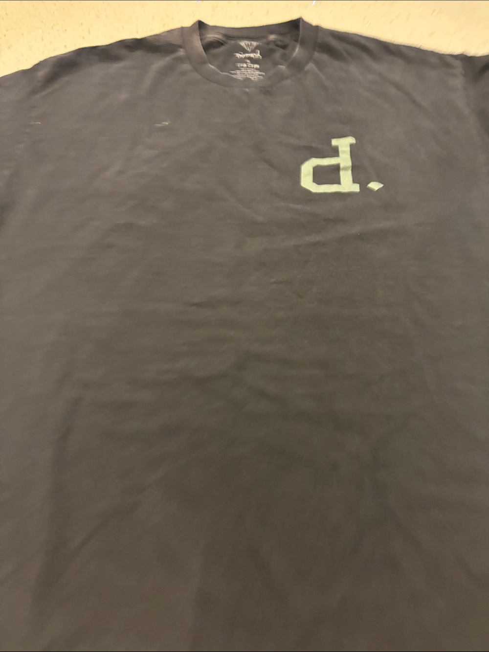 Diamond Supply Co. Black Tee with Lime Logo